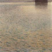 Gustav Klimt Island in the Attersee oil painting picture wholesale
